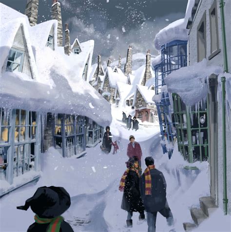 100 Christmas At Hogwarts Wallpapers