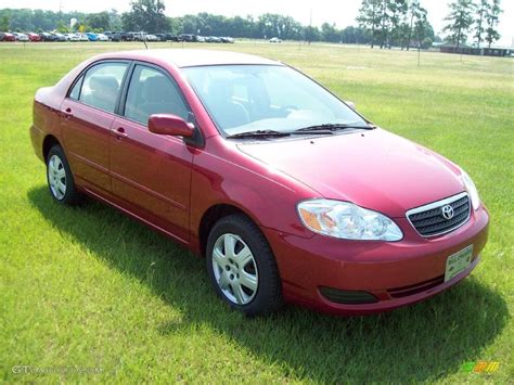 2007 Impulse Red Pearl Toyota Corolla LE 12353152 Photo 2 GTCarLot