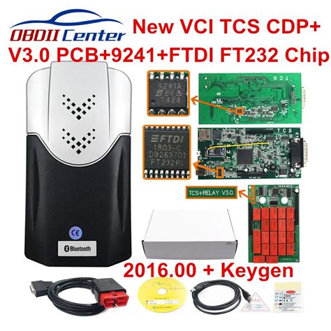 Tcs Cdp Pro Plus Green Pcb V Obd Scanner Bluetooth Tcs Cdp