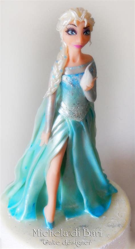 Elsa ♥ Decorated Cake By Michela Di Bari Cakesdecor