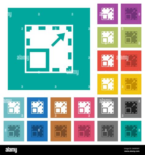 Maximizar elementos sólidos iconos planos de varios colores sobre