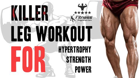 Best Leg Workout For Strength Atelier Yuwa Ciao Jp