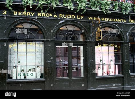 Berry Bros And Rudd Ltd Wine Merchants St Jamess Street London England