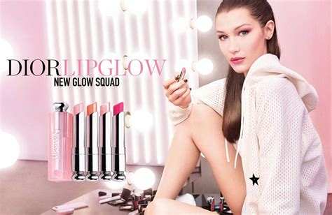 BELLA HADID For Dior Lip Glow 2018 Campaign HawtCelebs