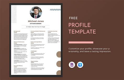 Professional Profile Template In Word Download