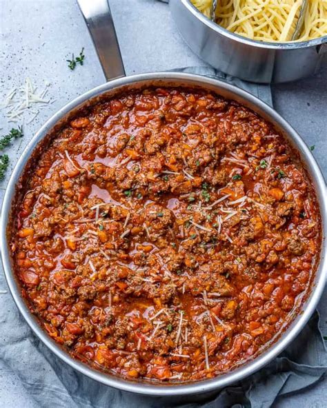 The Best Beef Bolognese Sauce Recipe Healthy Fitness Meals