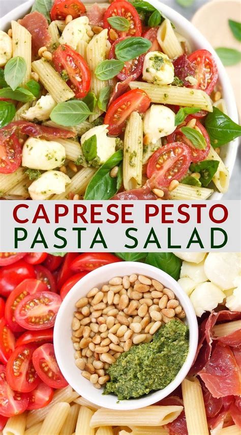 Caprese Pesto Pasta Salad Artofit