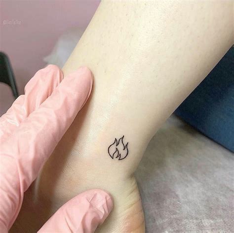 Sintético 103 Tatuagem fogo minimalista Bargloria