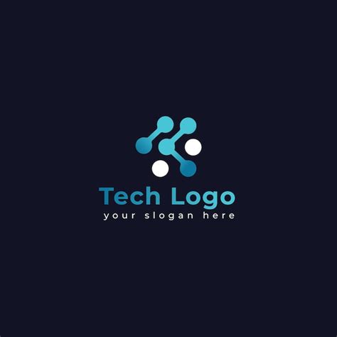 Premium Vector | A logo that says tech logo.