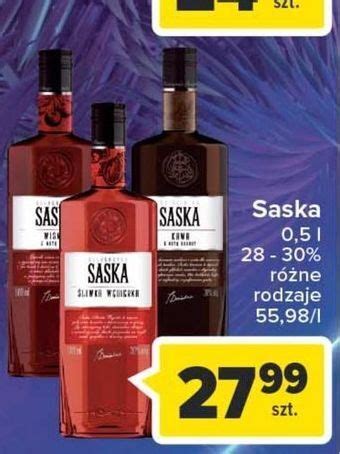 Promocja Wódka Saska Kawa Z Nutą Brandy w Carrefour Market