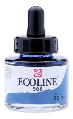 Tinta Aquarela Liquida Talens Ecoline Ml Prussian Blue Cor