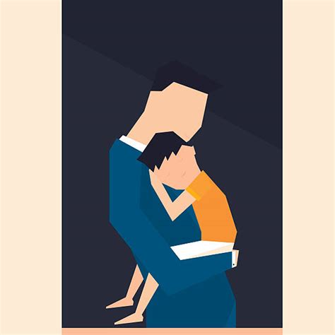 poor father son stock illustrations royalty  vector graphics