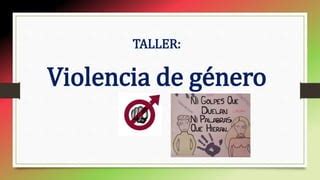 Violencia de género pptx