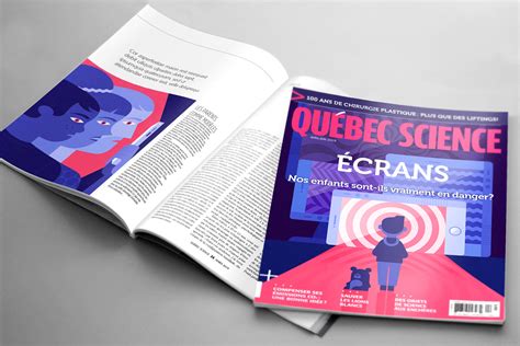 Illustrations Québec Science Magazine On Behance