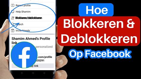 Hoe Iemand Op Facebook Te Blokkeren Deblokkeren Iemand Op Facebook