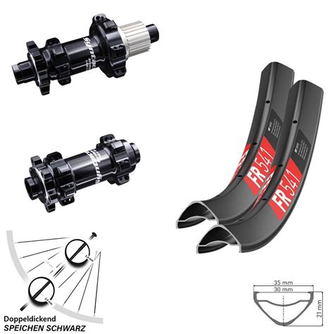 Laufradsatz 27 5 Zoll DT Swiss FR 541 Syntace Boost Straightpull Micro