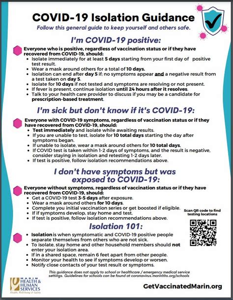 Isolation and Quarantine for COVID-19 | Marin County Coronavirus ...