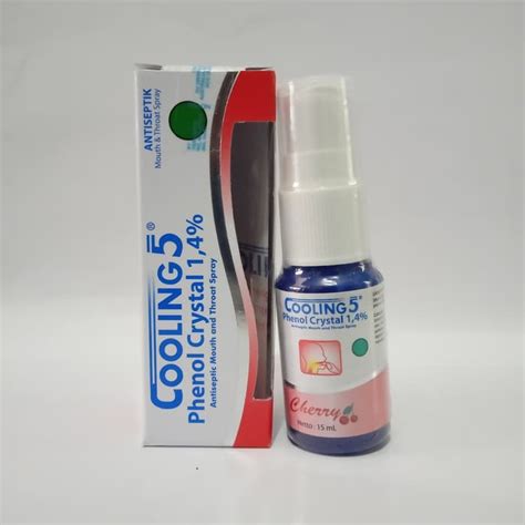 Jual Cooling 5 Spray Cherry 15 Ml Antiseptik Mulut Dan Tenggorokan