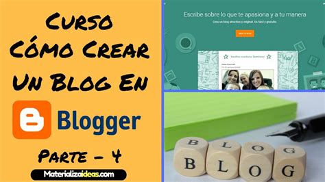 Como Crear Un Blog En Blogger Curso Parte C Mo Cambiar El