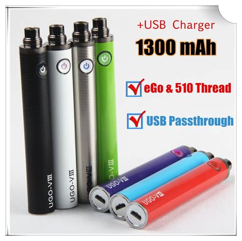 Authentic Ugo V Iii Ego Battery Mah Vape Pen Evod Micro Usb