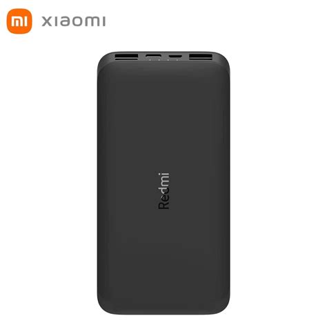 Ripley CARGADOR XIAOMI MI REDMI POWER BANK 10 000 MAH CARGA RÁPIDA NEGRO