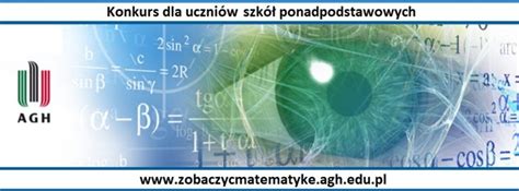 Xv Edycja Og Lnopolskiego Konkursu Zobaczy Matematyk Zs Nt