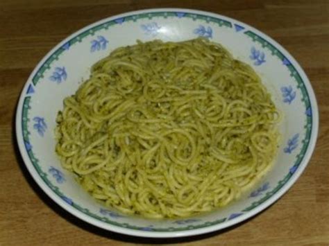 Spaghetti Al Pesto Genovese Rezept Mit Bild Kochbar De