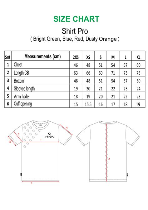 Size Chart, size large in numbers - plantecuador.com