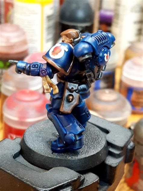 Colour Scheme Paint Job Primaris Sergeant Space Marines Test Model