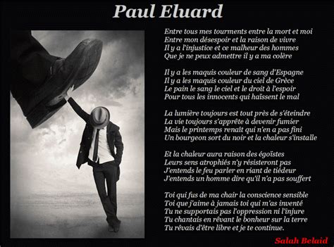 Dit De La Force Et De Lamour Paul Luard La Pens E Du Jour