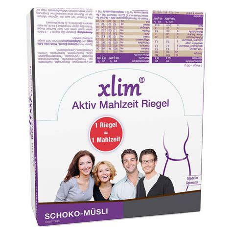 Xlim Aktiv Mahlzeit Riegel Schoko Müsli 12X56 g bei APONEO kaufen