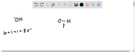 VIDEO solution: Write Lewis structure for the hydroxide ion, OH ...