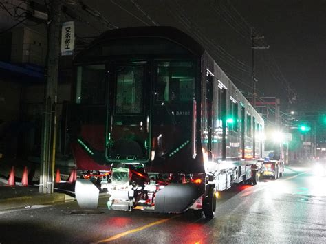 近鉄の新型一般車両8A系を輸送 OSAKA STYLE