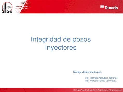 Pdf Integridad De Pozos Inyectores Bienvenidos A La Portada No