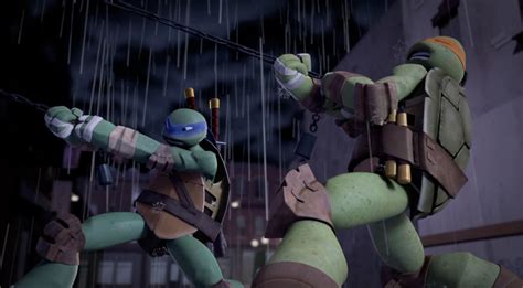 Image Leo And Mikey Tmnt 098 Tmntpedia Fandom Powered By Wikia