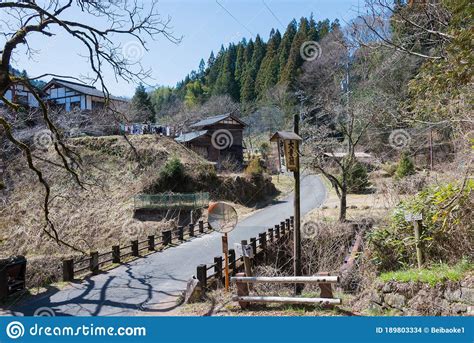 Beautiful Scenic View From Between Tsumago Juku And Magome Juku On