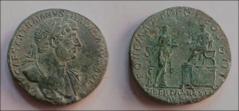 Hadrian Sestertius Ad Imp Caesar Traianvs Hadrianvs Avg