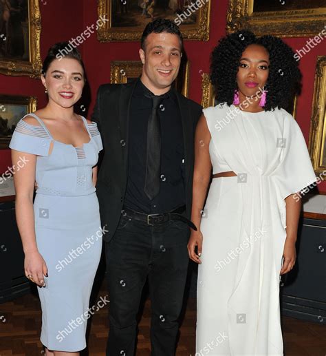 Florence Pugh Cosmo Jarvis Naomi Ackie Editorial Stock Photo Stock