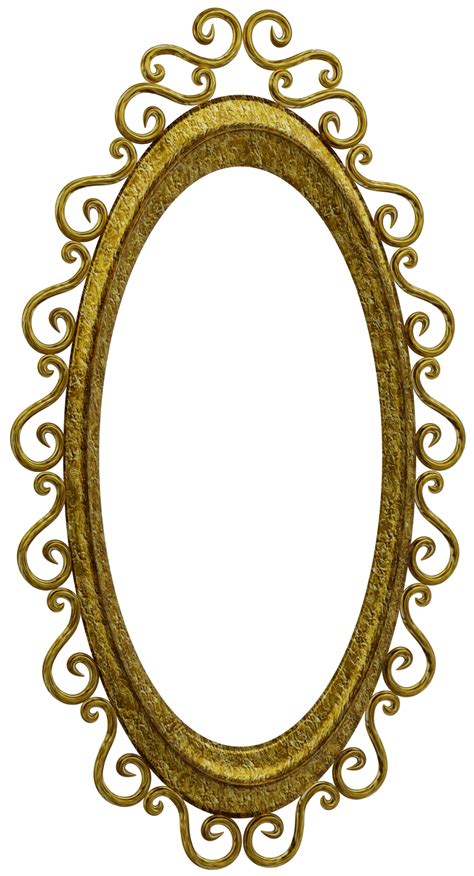 Transparent Oval Frame