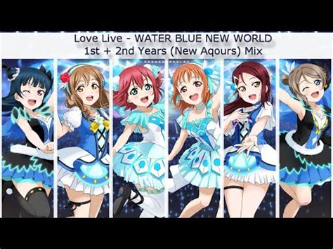 Water Blue New World St Nd Years Mix Eng Rom Color Coded Lyrics