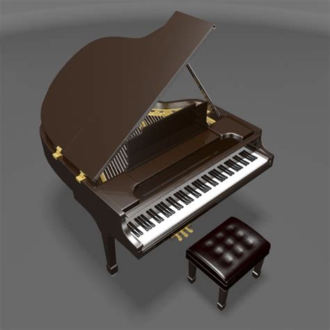 Grand Piano 3d Models For Download Piano 3d