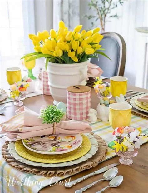 Easy Easter Table Decorations