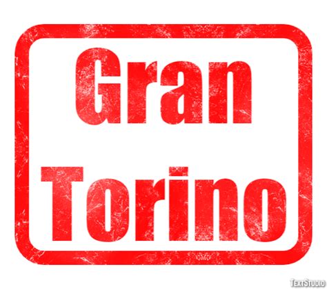 Gran Torino Text Effect And Logo Design Movie