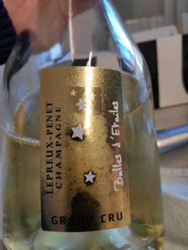 Lepreux Penet Bulles D Etoiles Brut Champagne Grand Cru Vivino Australia