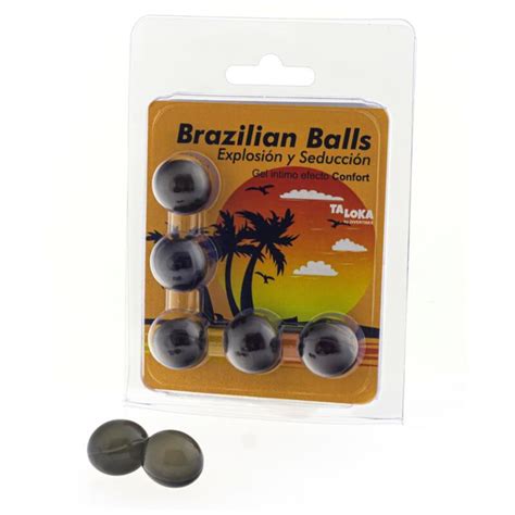 TALOKA BRAZILIAN BALLS GEL EXCITANTE EFECTO CONFORT 5 BOLAS Mis