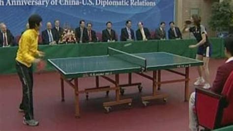 États Unis et Chine rejouent la diplomatie du ping pong