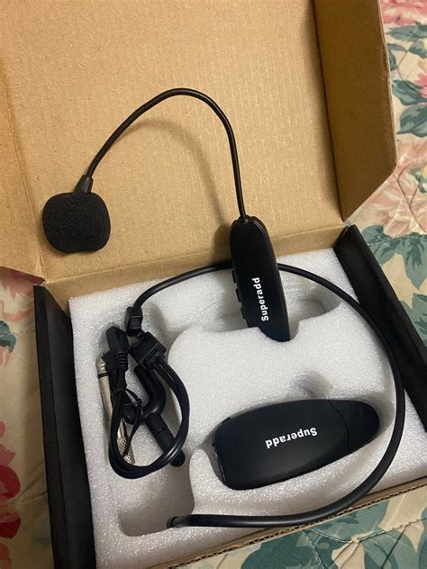 Superadd Wireless Microphone Suara Jelas Audio Microphones On Carousell