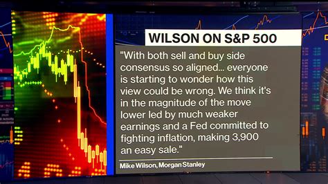 Watch Morgan Stanleys Mike Wilson Sell Sandp 500 At 3900 Bloomberg