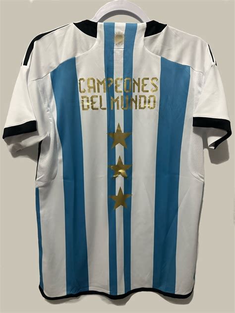 Argentina Soccer Jersey Campeones Del Mundo Ebay