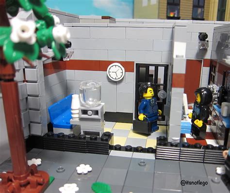 Bricks And Figures: My Not Lego Police Station Modular MOC - Part Three